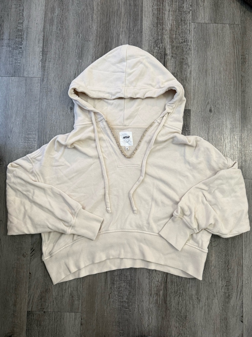 Aerie Ivory Hoodie